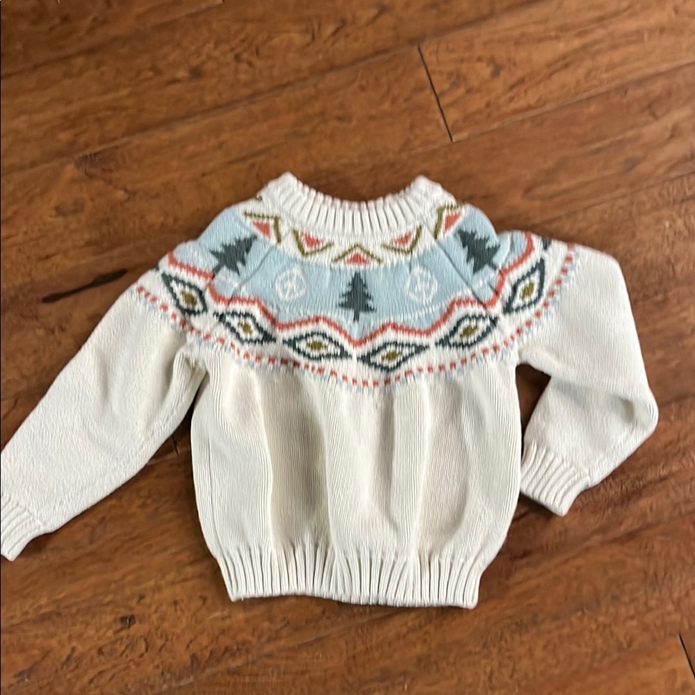 Cozy Winter Patterned Sweater by Little Co. 70. % organic cotton